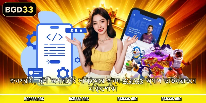 জনপ্রিয় দুটি অপারেটিং সিস্টেমের জন্য BGD33 অ্যাপ ডাউনলোডের নির্দেশিকা