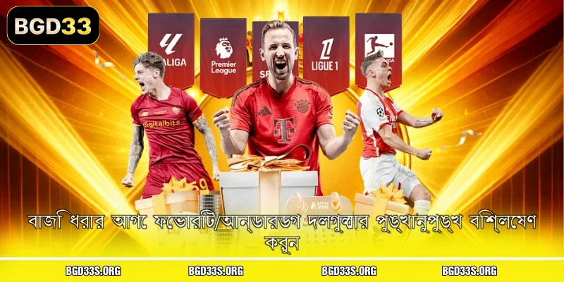 আক্রমণ করার আগে ফেভারিট/আন্ডারডগ দলগুলির পুঙ্খানুপুঙ্খ বিশ্লেষণ করুন
